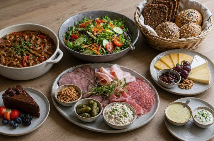 Frokostordning menu der skaber glæde på arbejdspladsen